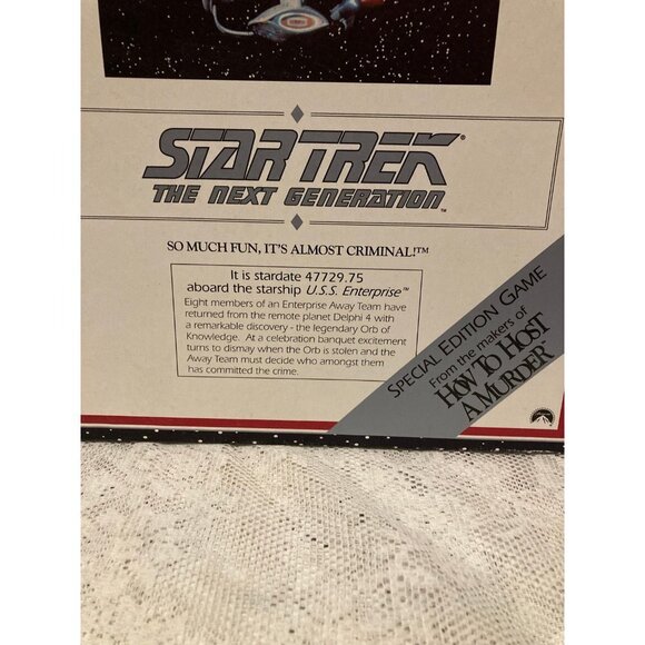 Star Trek The Next Generation How To Host A Mystery Party Game Special E… - Picture 2 of 9